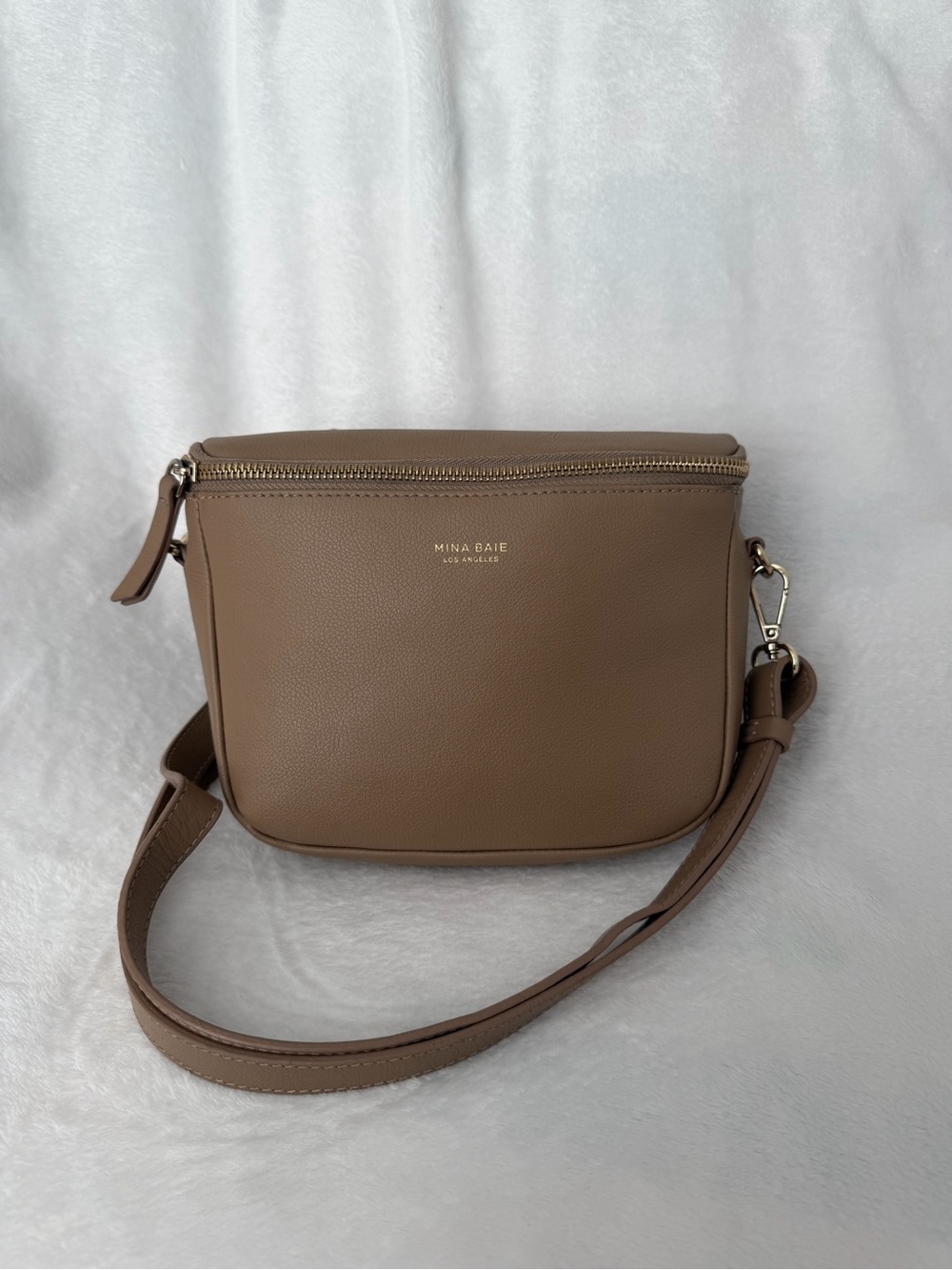 Mina Baie Leather Fanny Convertible Bag